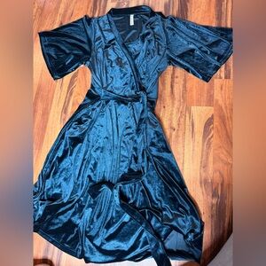 Latched Mama Black Velvet Dress